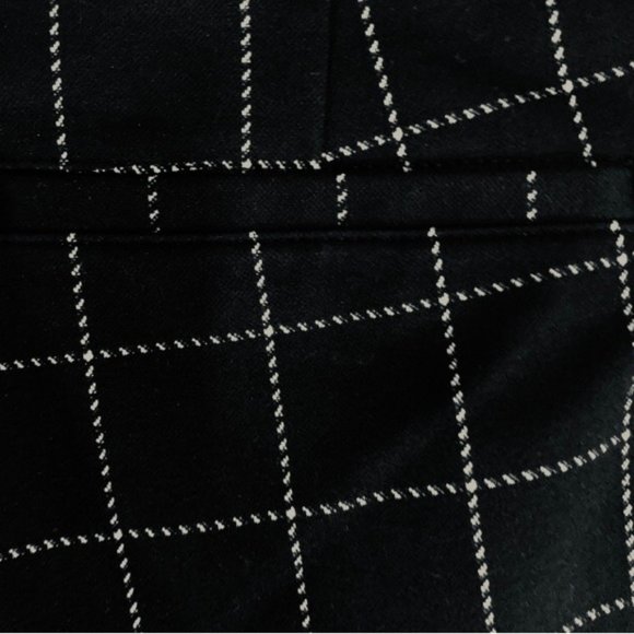 PETITE - Charter Club Cambridge Slim black checkered pants - 4P - Stylish - Picture 2 of 7